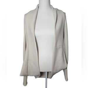Mono B Beige‎ Dolman Sleeve Cocoon Cardigan Size Med/large